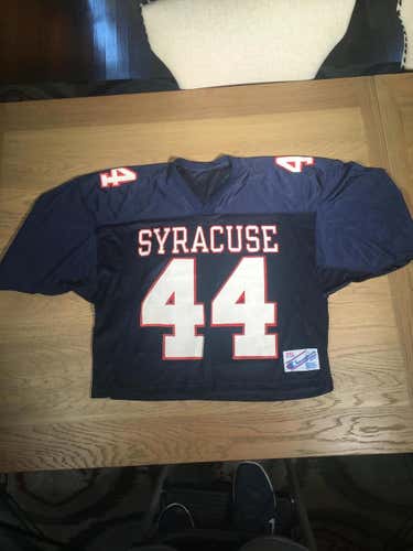 Used Adult XXL Champion SYRACUSE JIM BROWN MID DRIFT JERSEY