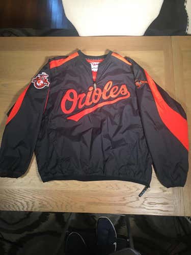 Baltimore Orioles XL Windbreaker Jacket with patches