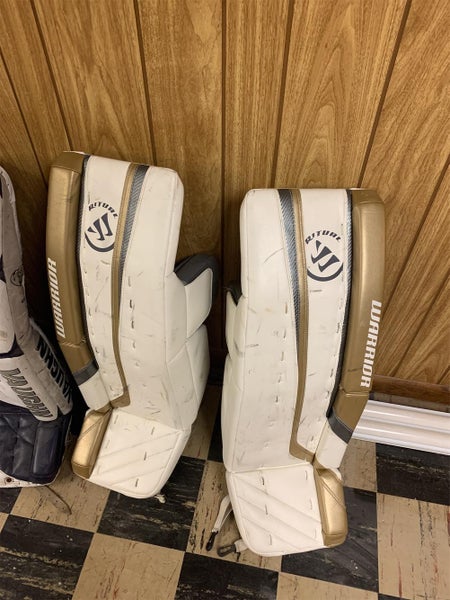 Used 34" Warrior Ritual G2 Goalie Leg Pads