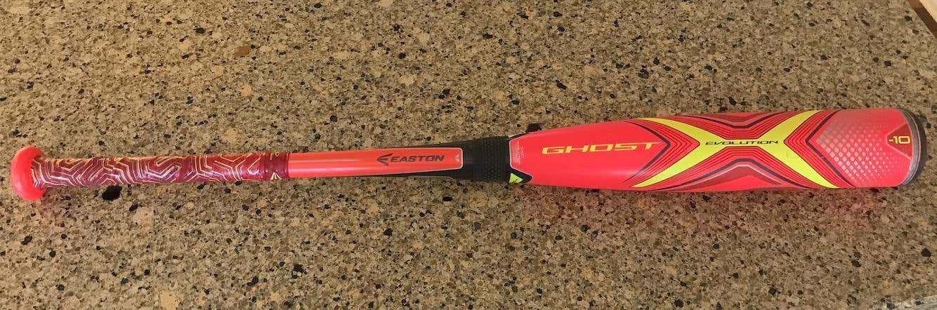 Kid Pitch (9YO-13YO) 2019 Composite Ghost X Evolution (-10) 19 oz 29" Bat