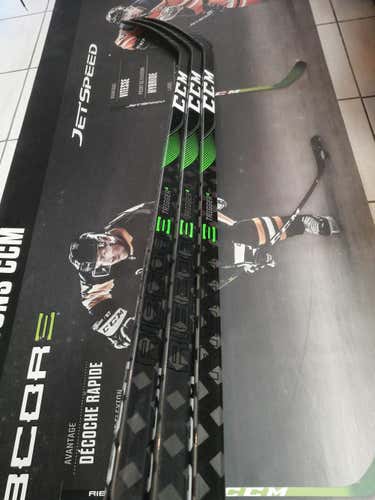 3 Pack | P92 | 75 Flex CCM RibCor Trigger 4 PRO Right handed Hockey Stick Toe Pattern Pro Stock