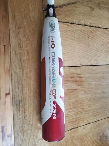 Used Kid Pitch (9YO-13YO) USSSA Certified 2016 DeMarini Composite CF Zen Bat (-10) 19 oz 29"