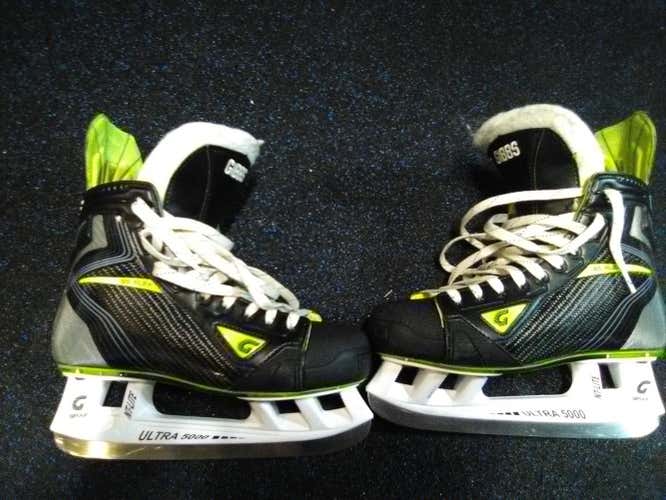 Used Senior Graf Ultra G9035 Hockey Skates Wide Width Pro Stock Size 8.5