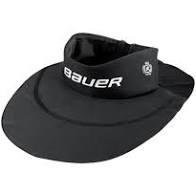 Black New Senior Bauer Bauer NLP22 Premium Senior Neckguard Bib SIZE L