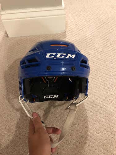 Blue Used Small CCM Tacks 710  Helmet