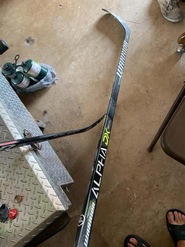 Used Right Handed Alpha DX Pro Team Toe Pattern Hockey Stick