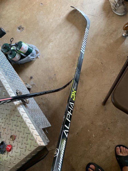 Used Right Handed Alpha DX Pro Team Toe Pattern Hockey Stick
