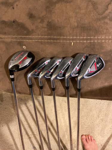 Men's Left Hand Regular Flex Steel Shaft Iron Set