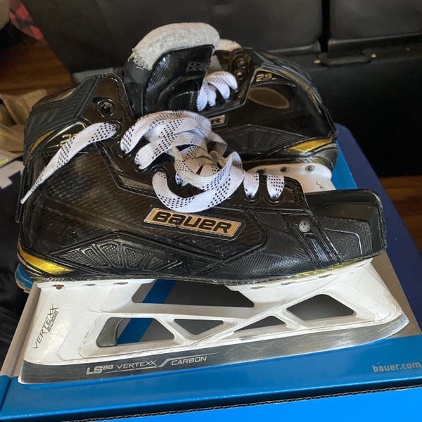 Senior Bauer Supreme 2s Pro Regular Width Size 7.5 Hockey Goalie Skates