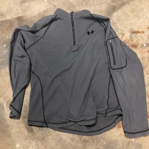 Gray Men's Large Under Armour Sweatshirt