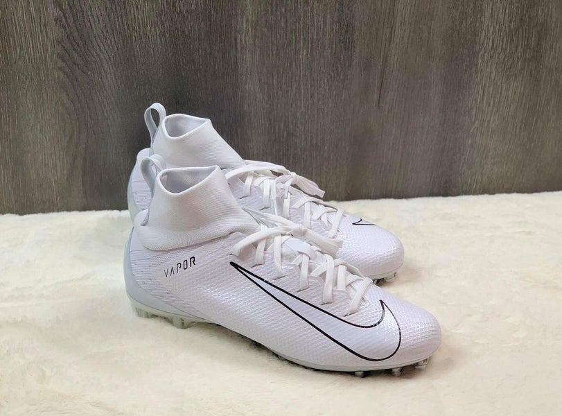 Nike Vapor Untouchable Pro 3 Mens Football Cleats 917165-120 White Size 9.5