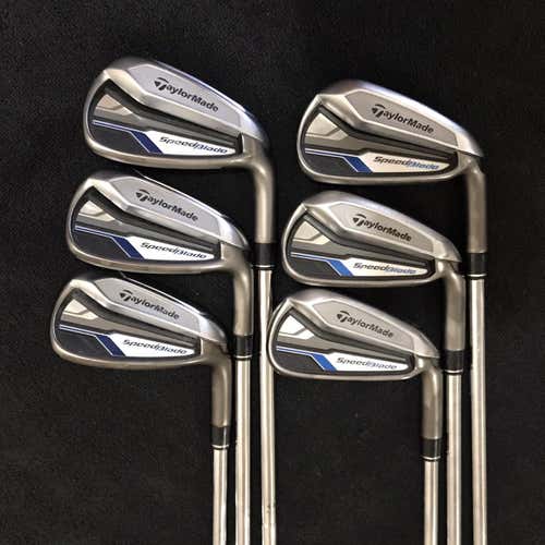 Men's Right Handed Speedblade Stiff Flex Steel Shaft Iron Set