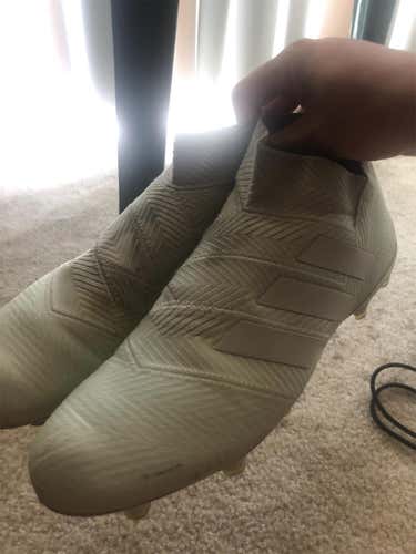 Silver Men's Turf Cleats Adidas Nemeziz Cleats