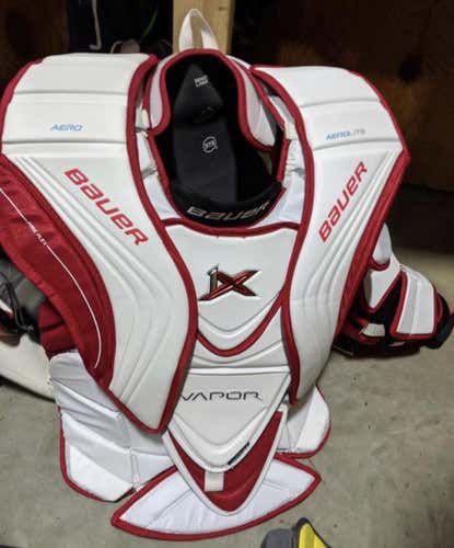 Senior Large Bauer Vapor 1X Goalie Chest and Arm Protector  Goalie Chest Protector