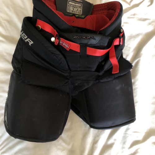 Black Senior Small Bauer Vapor 2X Pro Hockey Goalie Pants