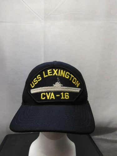 USS Lexington CVA-16 Snapback Hat Eagle Headware