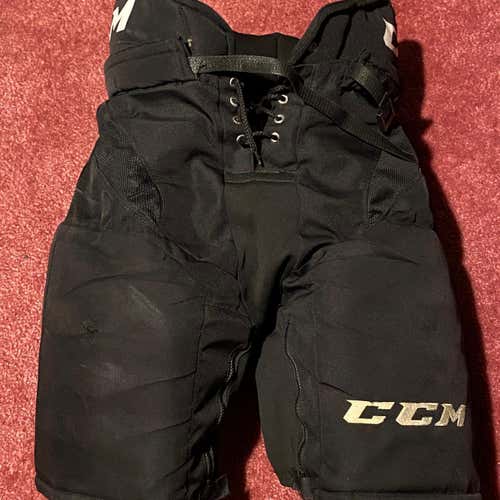 Black Senior Medium CCM HP30 Pro Stock Hockey Pants