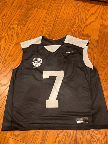 Black And White Nike NHSLS Game Pinnie (#7)