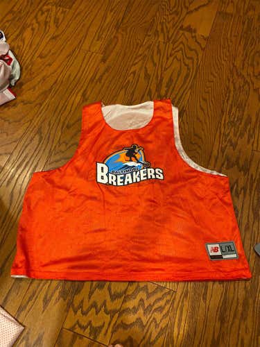 Orange And White Baltimore Breakers Practice Pinnie (#210)