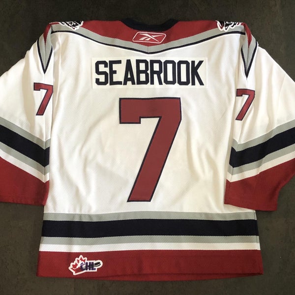 RBK Lethbridge Hurricanes SEABROOK Jersey MEDIUM CHL WHL Blackhawks