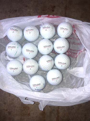 14 White Used Kirkland Balls