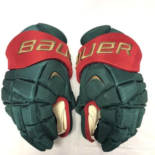 New Bauer Vapor APX2 Pro 13" MINNESOTA WILD Gloves Pro Stock