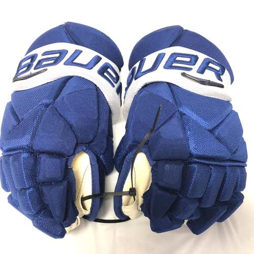 New Bauer Vapor 1X Pro 13" TORONTO MAPLE LEAFS Gloves Pro Stock