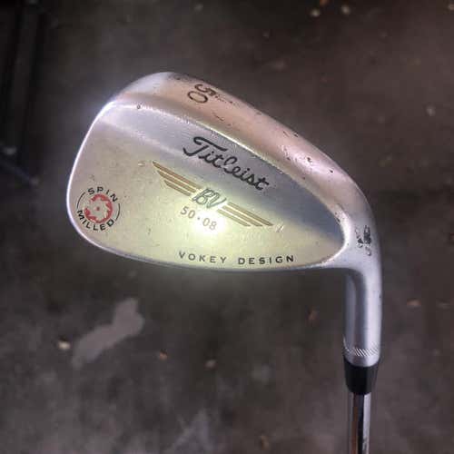 Used Right Handed Vokey Stiff Flex 50 Degree Wedge