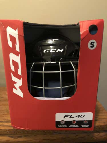 New Small CCM FL40 Helmet - Black