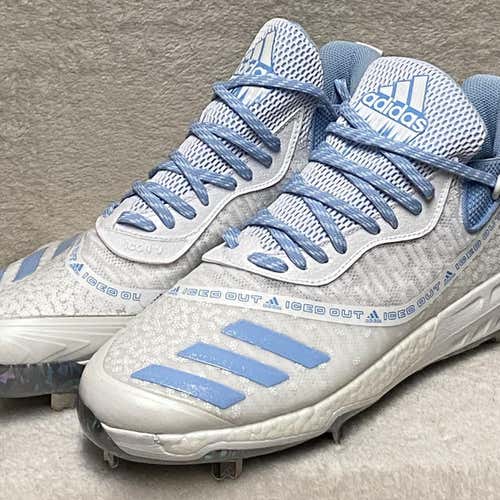 Adidas Icon 5 Boost ASG "Iced Out" Men's Size 12 Cloud White/Glow Blue Cleats EF1243