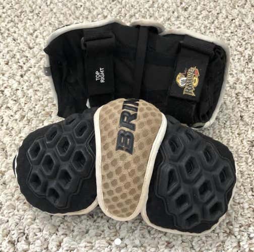 Rochester Rattlers game worn arm pads
