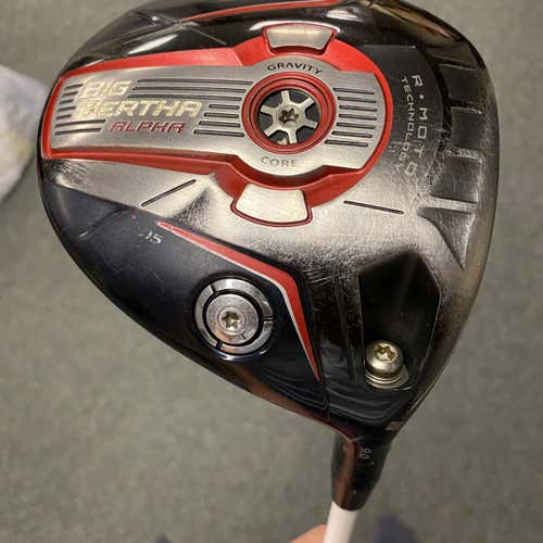 Men's Right Handed Big Bertha Alpha Stiff Flex 9 Loft Driver