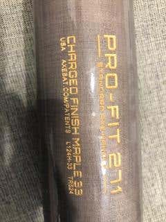 Used High School/College 2020 AXE Wood Maple Bat (-3) 33"