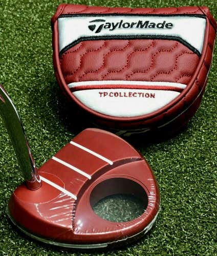 TaylorMade TP Collection Red Chaska Mallet Putter 35" Inch + Cover NEW #72515