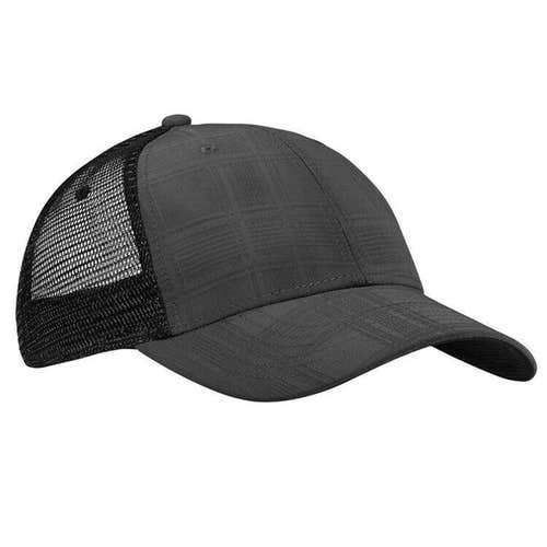TaylorMade Men's Performance Trucker Front Hit Snapback Hat Gray/Black #36460