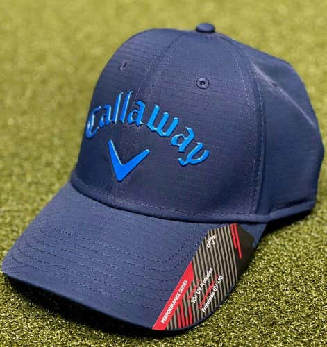 Callaway Liquid Metal Adjustable Golf Hat Cap Navy/Blue OSFM NEW #76180