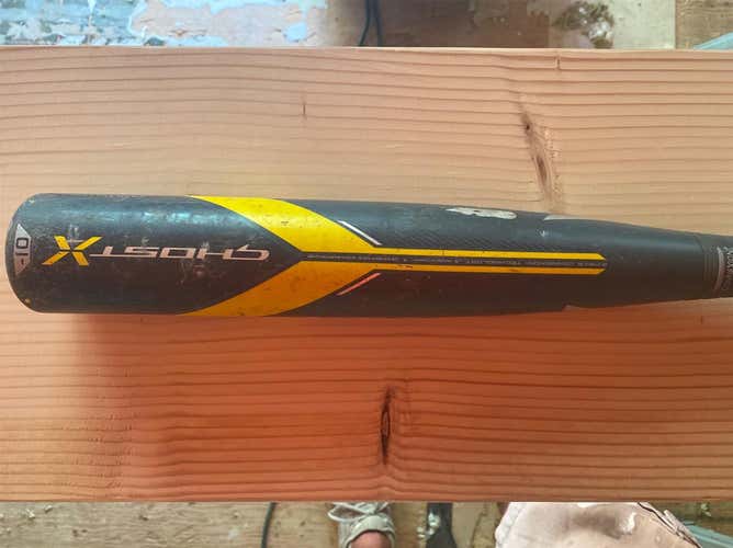 Rolled 2018 Composite Ghost X (-10) 21 oz 31" Bat