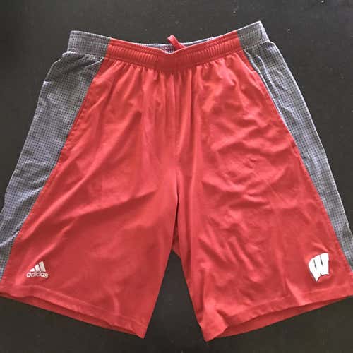 UW Badgers Team Issued Adidas Shorts