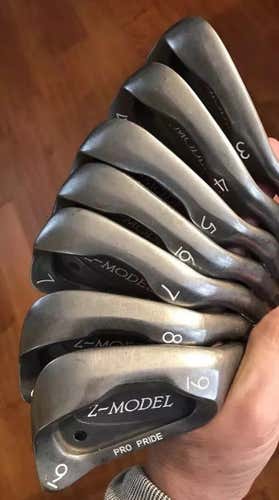 Pro Pride Z-Model Black Dot 3-PW Iron Stiff Steel Shafts