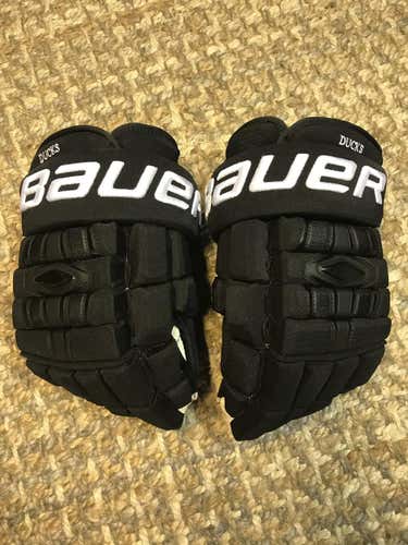 Black New Senior Bauer Nexus 1000 Gloves 14" Pro Stock