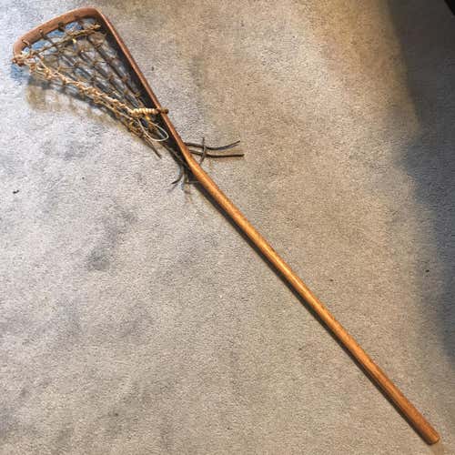 Vintage Hattersley & Sons Wood Lacrosse Stick