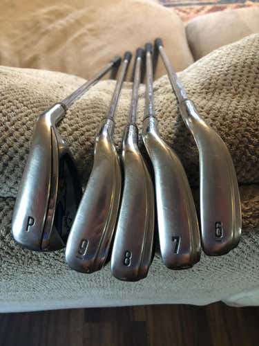 Used Men's Callaway Right Handed Rogue X Iron Set Stiff Flex Steel Shaft