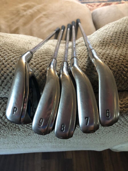 Used Men's Callaway Right Handed Rogue X Iron Set Stiff Flex Steel Shaft