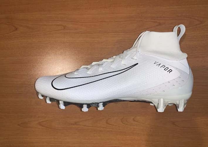 Nike Men's Vapor Untouchable 3 Pro Football Cleats (Size 13) New (White)