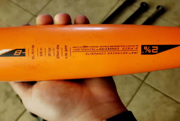 Used Kid Pitch (9YO-13YO) USSSA Certified Easton Composite XL1 Bat (-8) 21 oz 29"