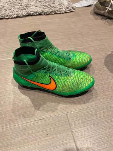 Green Unisex Molded Cleats Nike Magista Obra FG Cleats