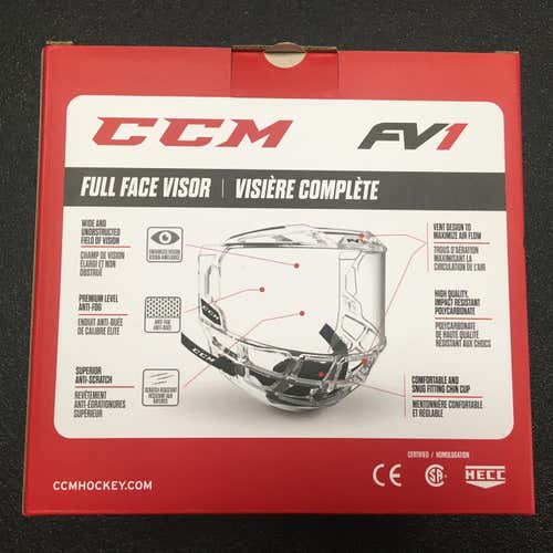 New CCM FV1-Junior Full Face Visor