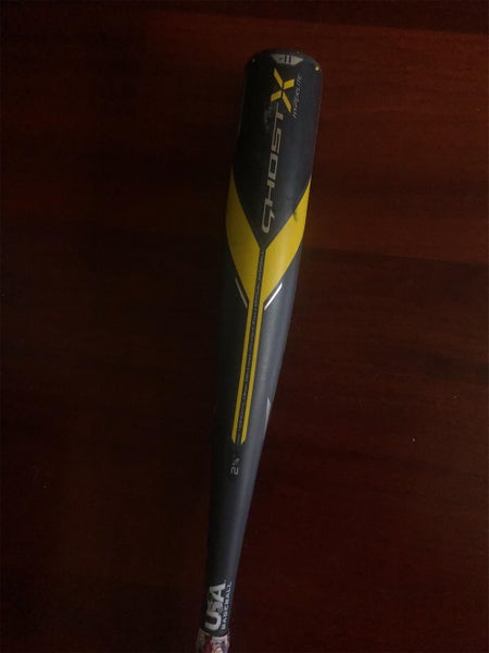 Kid Pitch (9YO-13YO) 2018 Composite Ghost X (-11) 17 oz 28" Bat