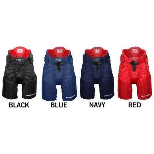 Navy New Junior Large Bauer Vapor X80 Hockey Pants
