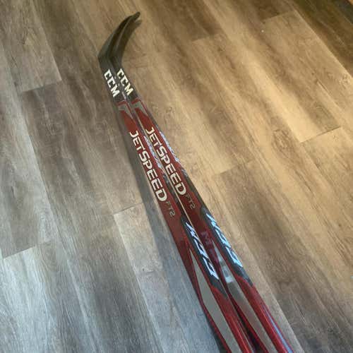 2 Pack CCM JetSpeed Ft3 Pro 80 Flex P28M LH